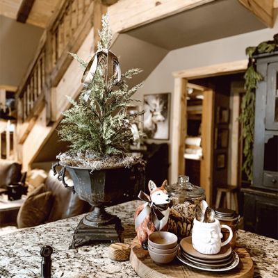 Decorative Metal Trophy Urn Planter