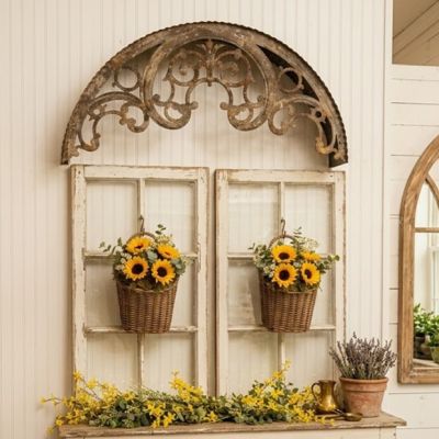 Decorative Metal Window Arch Wall Decor