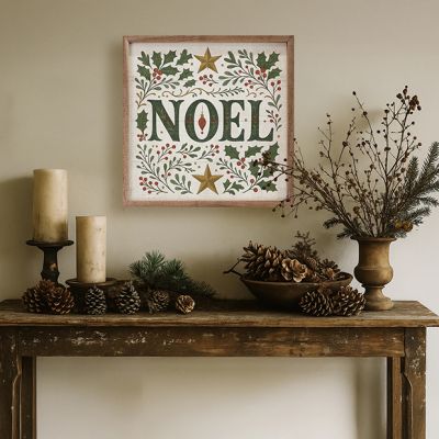 Decorative Noel Framed Wall Art