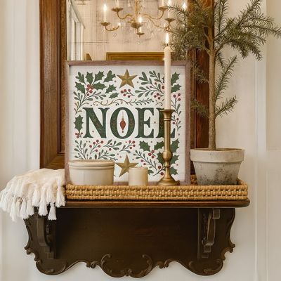 Decorative Noel Framed Wall Art