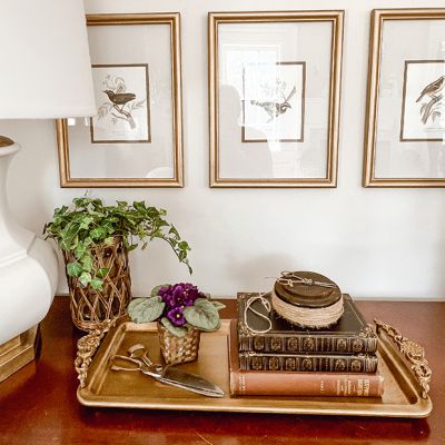 Decorative Ornate Handled Tray