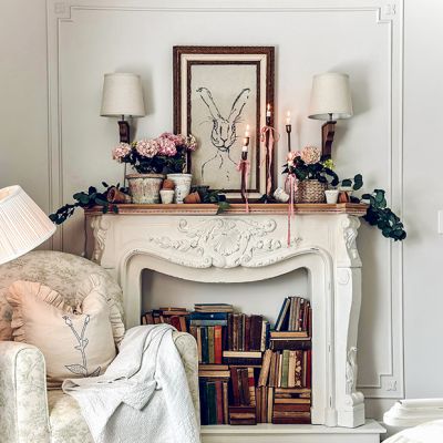 Decorative Ornate Wall Mantel