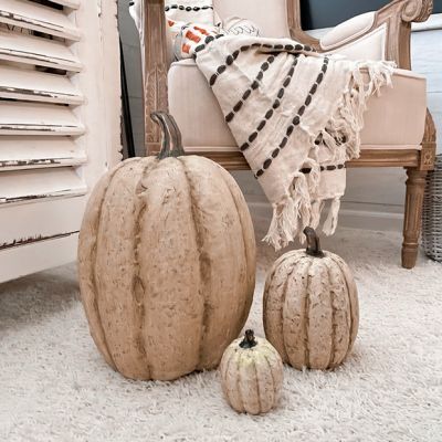 Decorative Paper Mache Pumpkin