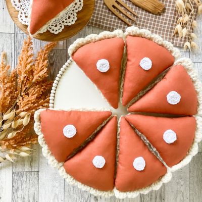 Decorative Pumpkin Pie Slice