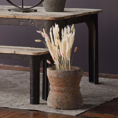Decorative Vintage Stone Mortar Bowl