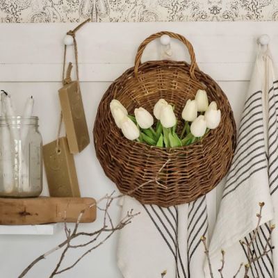 Decorative Willow Wall Basket