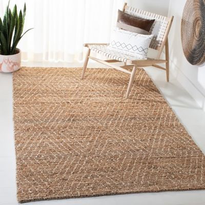Diamond Lattice Pattern Jute Rug