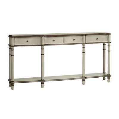 Distressed 3 Drawer Console