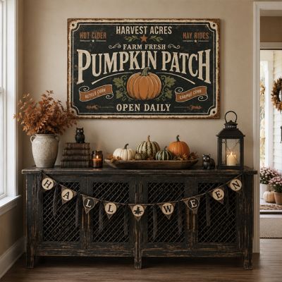 Distressed Black Sabre Sideboard