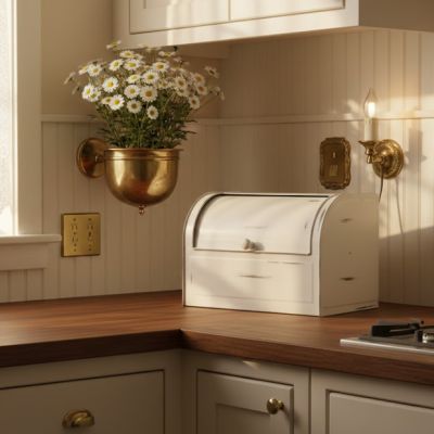Distressed Farmhouse Bread Box