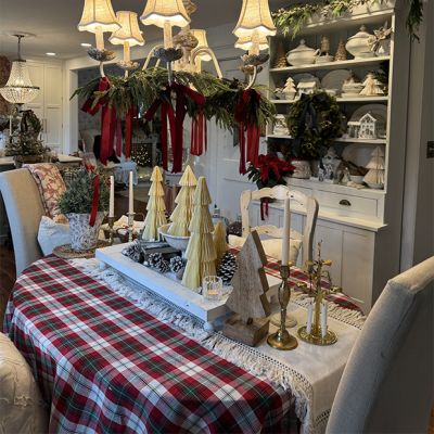 Distressed Farmhouse Footed Tray