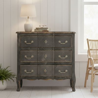 Distressed Firwood 3 Drawer Dresser
