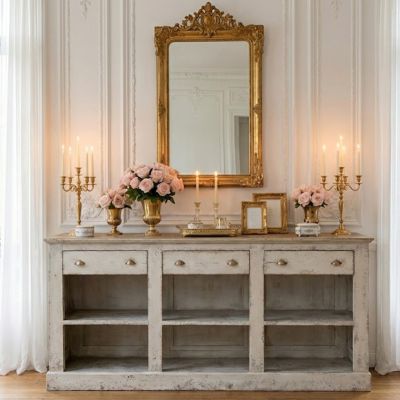 Distressed General Store Counter