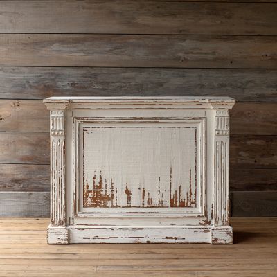 Distressed Painted Service Counter