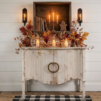Distressed Willow Serpentine Server