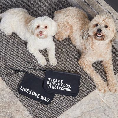 Dog Life Canvas Zipper Pouch