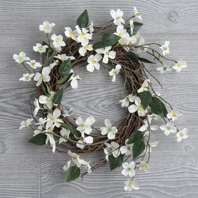 Dogwood Blossom Decorative Wreath