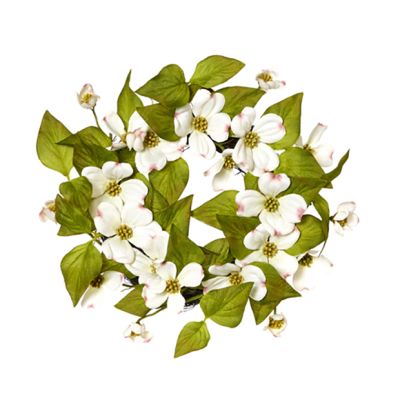 Dogwood Candle Ring Wreath