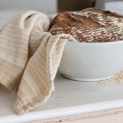 Double Cloth Boho Neutral Tea Towel Set of 2