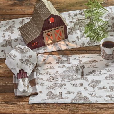 Down on The Farm Toile Cloth Placemat