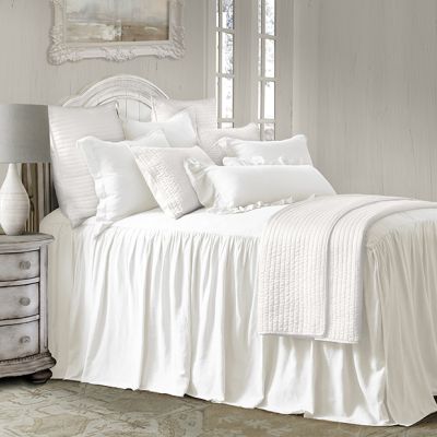 Dreamy Drop Ruffle Bedspread and Sham Set