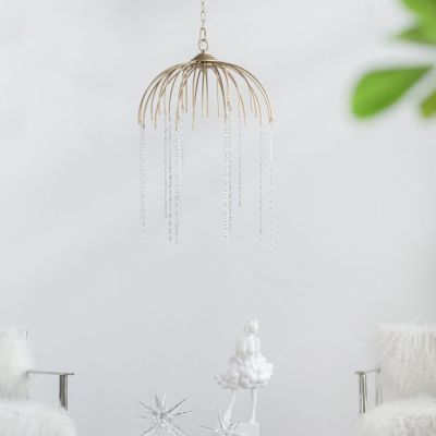 Drops of Glamour Umbrella Chandelier