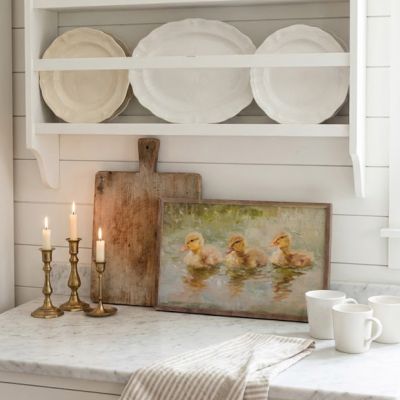 Duckies In A Row By Petals Prints Design Wall Art