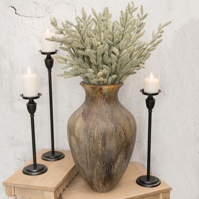 Earthy Accents Ceramic Flower Vase