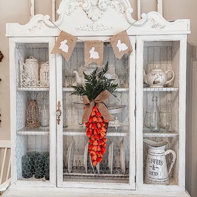 Easter Carrot Spring Wreath