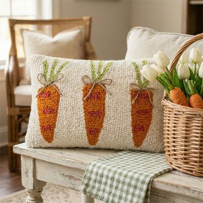 Easter Carrots Hook Pillow