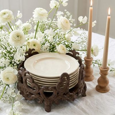 Elegant Acanthus Plate Holder