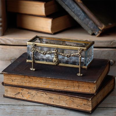 Elegant Accents Footed Rectangular Vase