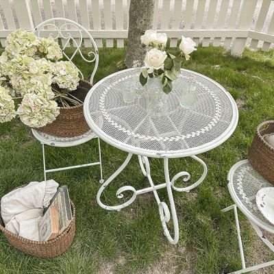 Elegant Gardens 3 Piece Outdoor Bistro Set