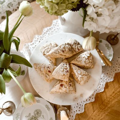 Elegant Marble Cake Stand 10 Inch Diameter