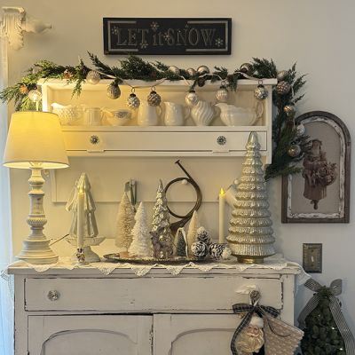 Embossed Glass Ornament Garland