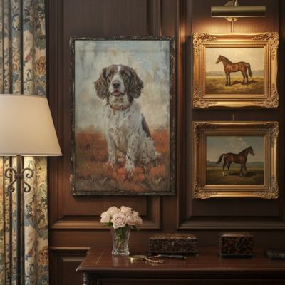 English Springer Spaniel Canvas Wall Art