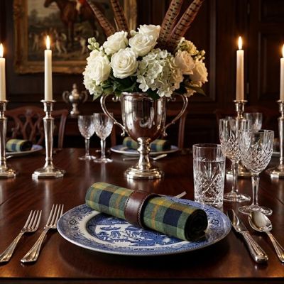 Evergreen Meadow Plaid Napkin Set of 4