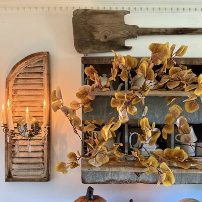 Fall Harvest Faux Eucalyptus Garland