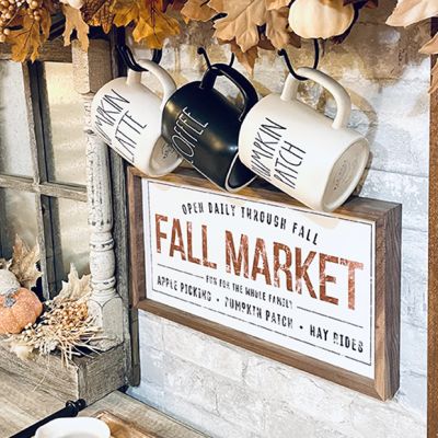 Fall Market Whitewash Wall Art