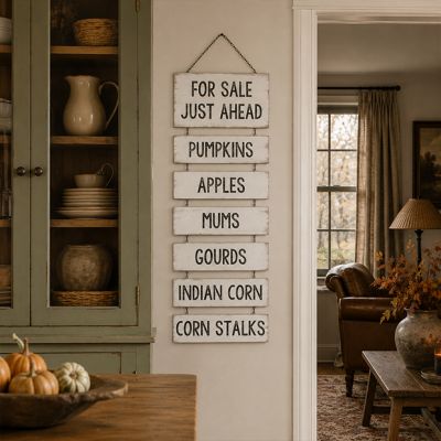 Farmers Market Stacked Fall Sign