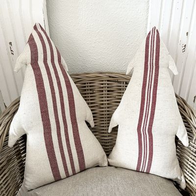 Farmhouse Christmas Tree Accent Pillow