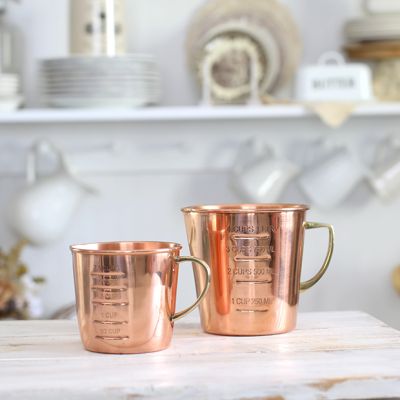 Farmhouse Classics Copper Measuring Mug