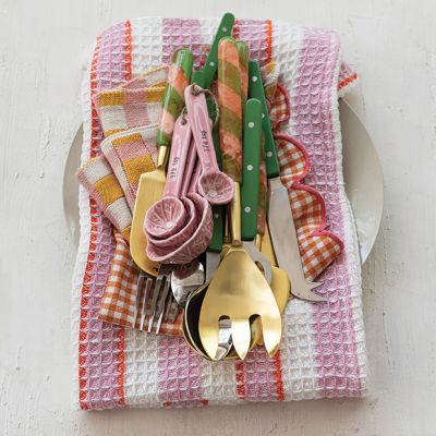 Farmhouse Classics Waffle Weave Tea Towels Set of 3