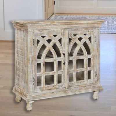Farmhouse Double Door Storage Cabinet