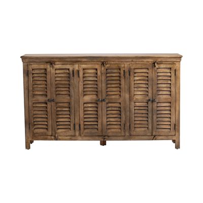 Farmhouse Manor Rustic Stained Sideboard