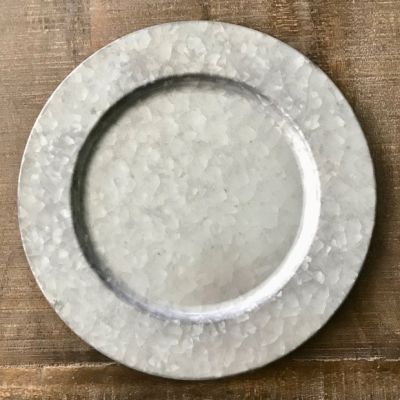 Farmhouse Metal Charger Plate Set of 4