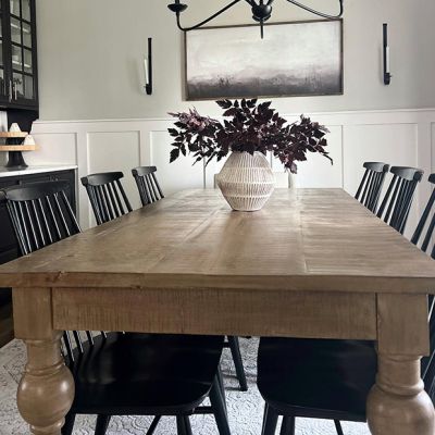 Farmhouse Rectangle Washed Caramel Table