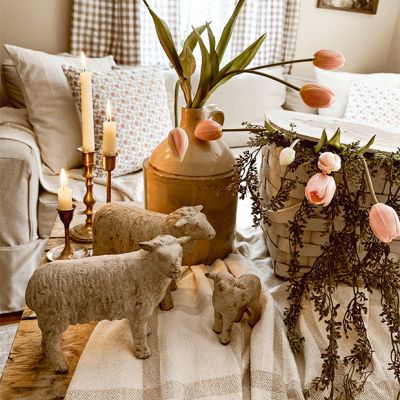 Farmhouse Tabletop Sheep Set of 3