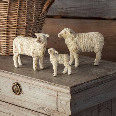 Farmhouse Tabletop Sheep Set of 3