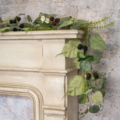 Faux Blackberry and Raspberry Vine Garland